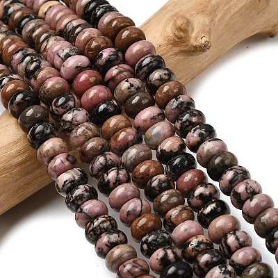 Natural Rhodonite Beads Strands G-A280-A21-02-1