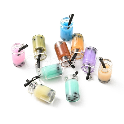 Translucent Resin Pendants RESI-D067-01D-1