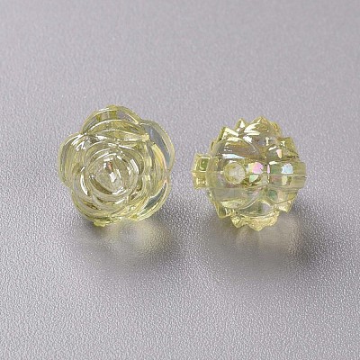 Transparent Acrylic Beads TACR-S154-33C-915-1