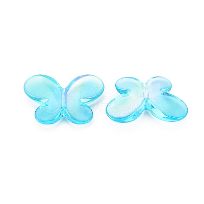 Transparent Acrylic Beads TACR-N006-50-A02-1