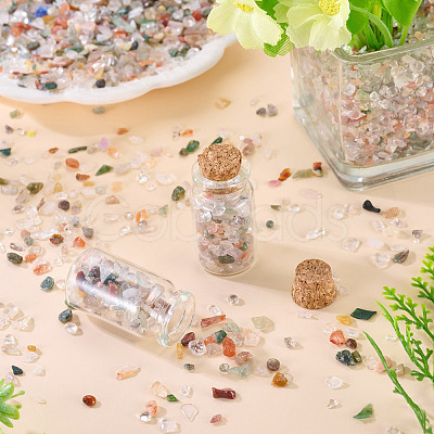 420G Natural Red and Green Rutilated Quartz Beads G-TA0003-23-1