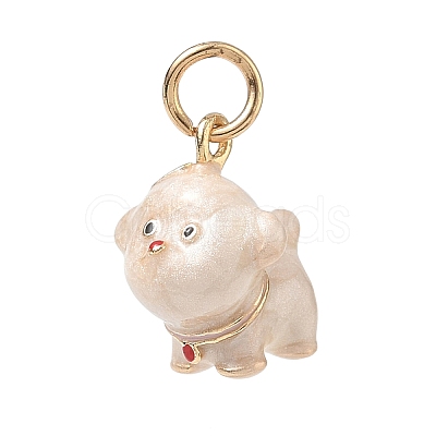 Alloy Enamel Pendants AL-CBA68FA-09A-G-1