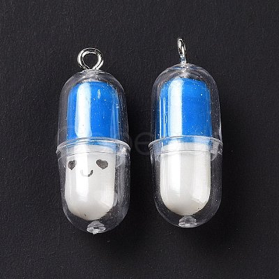 Translucent Plastic Pendants LS-X-KY-L006-29F-1