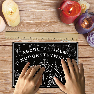 Pendulum Dowsing Divination Board Set DJEW-WH0324-008-1