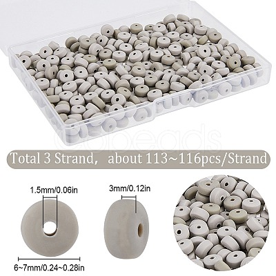 3 Strands Handmade Polymer Clay Beads Strands CLAY-SC0001-67B-1