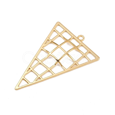304 Stainless Steel Pendants STAS-P410-42D-G-1