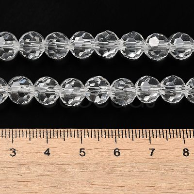 Transparent Glass Beads EGLA-A035-T8mm-D19-1