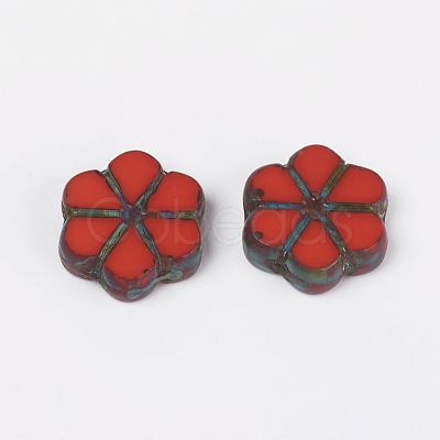 Antique Style Czech Glass Beads GLAA-CJC0001-05A-1