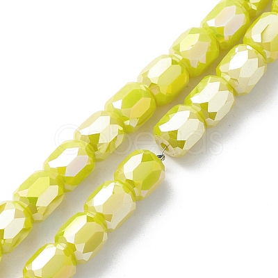 Electroplate Glass Beads Strands EGLA-K015-08A-1
