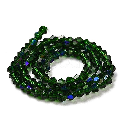 Transparent Electroplate Glass Beads Strands LS-EGLA-A039-T4mm-L25-1