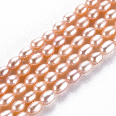 Natural Cultured Freshwater Pearl Beads Strands PEAR-N012-02C-1