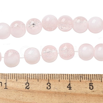 Crackle Glass Beads Strands GLAA-U001-8mm-12-1