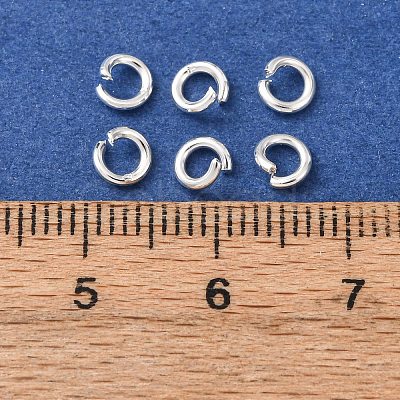 Brass Open Jump Rings KK-G604-08S-20-1