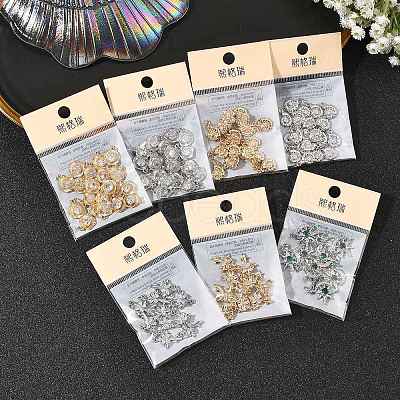 SHEGRACE Brass Micro Pave Cubic Zirconia Stud Earrings XGRQ4N987-713G-1