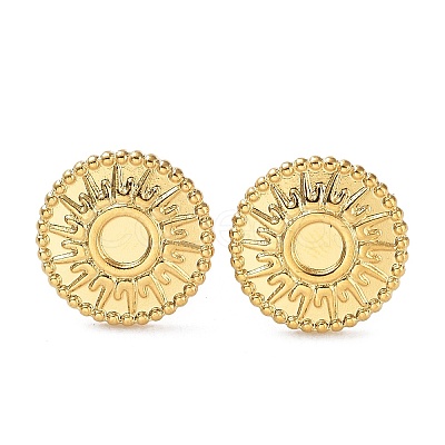 Ion Plating(IP) Rack Plating 304 Stainless Steel Stud Earring Findings STAS-M323-20G-1