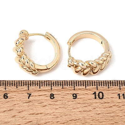 Brass Hoop Earrings for Women KK-CBACA55-14G-1