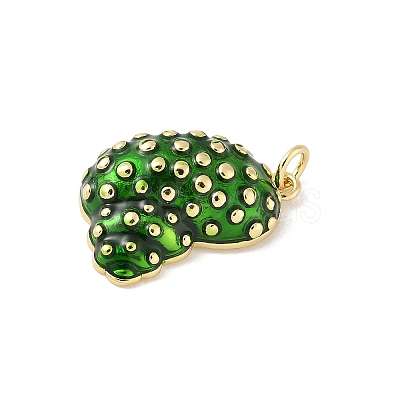 Brass Enamel Pendants KK-B148-01G-03-1