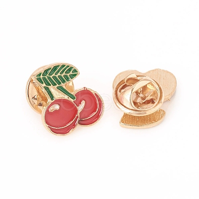 Alloy Enamel Safety Brooches JEWB-TAC0002-09A-1