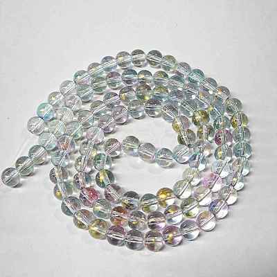 Baking Paint Glass Beads Strands DGLA-YW0002-01A-04-1