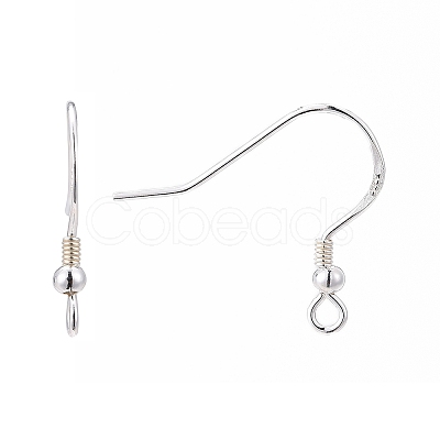 925 Sterling Silver Earring Hooks STER-K167-050S-1