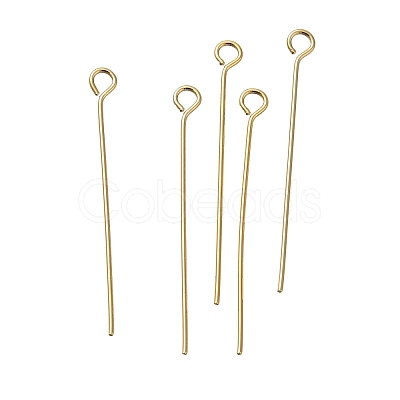 Brass Eye Pins KK-H502-02E-G-1