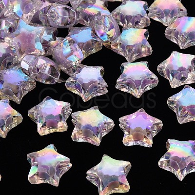 Transparent Acrylic Beads X-TACR-S152-02D-SS2114-1