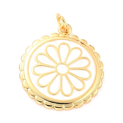Real 18K Gold Plated Brass Pendants KK-L206-013G-01-1
