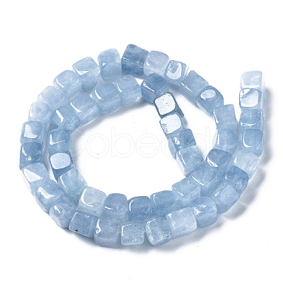 Dyed Natural White Jade Beads Strands G-S364-083A-03-1