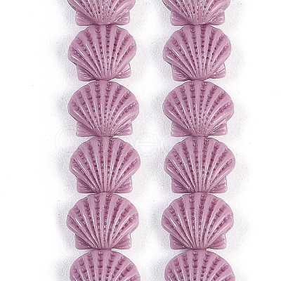 Synthetic Coral Dyed Carved Beads Strands CORA-K009-05A-1