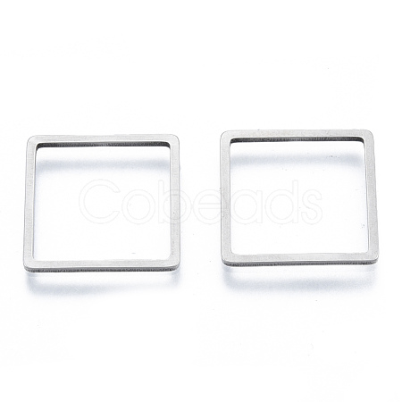 Non-Tarnish 201 Stainless Steel Linking Rings STAS-N090-T11-1-1