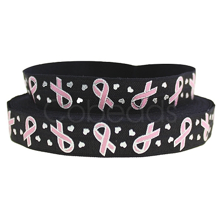 50 Yards Flat Hot Stamping Ribbon Nylon Elastic Cord PW-WG14659-04-1