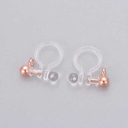 Transparent U Type Painless Prevent Allergy Resin Ear Clip KY-L005-05RG-1