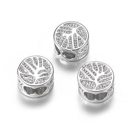 Brass Beads ZIRC-F067-09P-RS-1