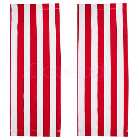 2Pcs Stripe Chair Cloth Canvas AJEW-GF0012-02A-1