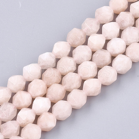 Natural Pink Morganite Beads Strands X-G-T108-28B-1