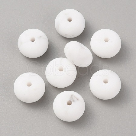 Rondelle Food Grade Eco-Friendly Silicone Beads SIL-TAC0010-04D-1
