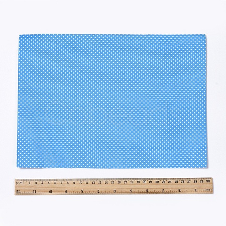 Polka Dot Pattern  Printed A4 Polyester Fabric Sheets DIY-WH0158-63A-06-1
