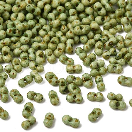 Opaque Glass Beads GL-CBA31A4-02E-1