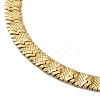 201 Stainless Steel Herringbone Chain Necklaces NJEW-P282-01G-3