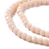 Faceted(32 Facets) Glass Beads Strands EGLA-J042-35A-03-3