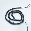 Dyed Natural Malaysia Jade Rondelle Beads Strands G-E316-2x4mm-35A-2