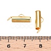 Iron Slide On End Clasp Tubes IFIN-R212-1.3cm-G-3