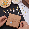 24Pcs Alloy Enamel Locking Stitch Markers HJEW-ME00004-5