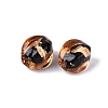 Handmade Silver Foil Glass Beads FOIL-N034-01H-2