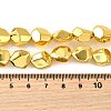Electroplate Glass Beads Strands EGLA-V001-06-5