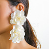 Valentine's Day Cloth Dangle Stud Earrings WG16D30-04-2