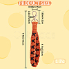 Cotton Handmade Braided Wrist Lanyard Pendant Decorations KEYC-WH0007-001B-2