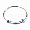Ion Plating(IP) Adjustable 304 Stainless Steel Bangles Making MAK-F286-01MC-1