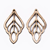Unfinished Hollow Wood Big Pendants WOOD-N006-97-2