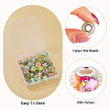 40Pcs 4 Colors Resin European Beads RPDL-TA0001-15-5